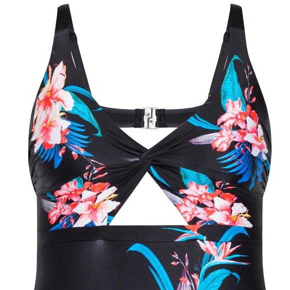 City Chic Costa Rica 1 Piece Swimsuit - Picture 3 of 12